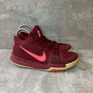 Nike Kyrie 3 Basketball Shoes Womens sz 8.5 - maroon